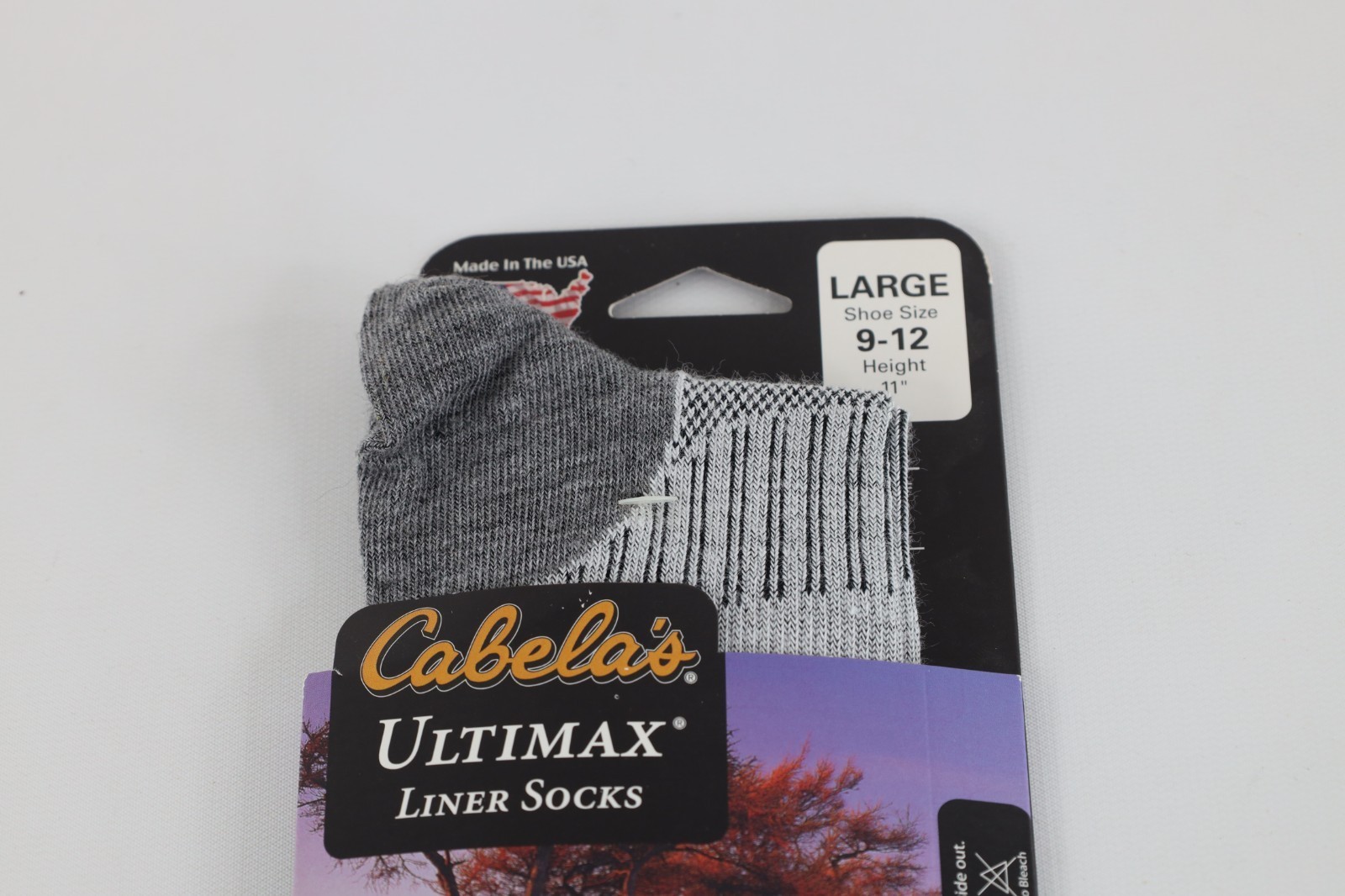 Deadstock Vintage 90s Y2K Cabelas Ultimax Liner Boot Socks Adult Large 9-12 USA Item image 2