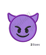 Devil Emoji - Machine Embroidery Design - £2.78 GBP