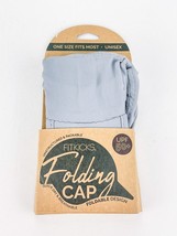 FitKicks Folding Adjustable Cap UPF 50 Active Lifestyle Hat Unisex Grey Athletic - £11.55 GBP