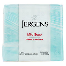 (4 pack) Jergens Mild Soap / 3.5 oz each - $28.99