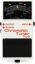 Boss Tu-3 Bypassable Chromatic Tuner Pedal. - $128.96