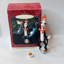 Cat in the Hat Fish Bowl Dr Seuss Hallmark Christmas Xmas Tree Ornament 1999 NEW - £16.71 GBP