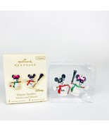 2007 Hallmark Keepsake Mickey and Minnie Warm Smiles Ornament In Origina... - £23.65 GBP