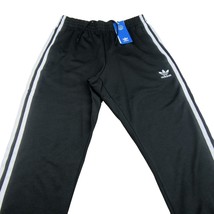 Adidas Originals Adicolor 3 Stripes Track Pants Mens Size Small Black NE... - $44.85