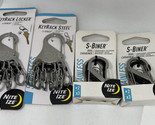 Deal 5 Pack NITE IZE KeyRack Locker Stainless Keychain Locking S-Biner C... - $39.59