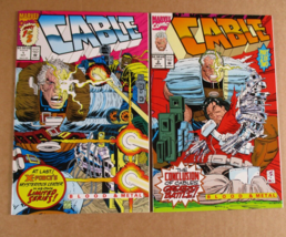 Cable Blood &amp; Metal Marvel Comics 1 and 2 Compete Series High Grade NM - £5.86 GBP