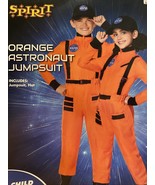 Spirit Halloween Orange Astronaut Jumpsuit Child Medium ( 8-10) NWT - $529.91 MXN
