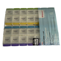 New Walgreens Pill Organizer Extra Large 7 Day 28 Compartments Medication - £9.16 GBP