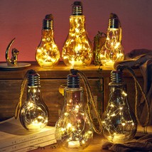 Small bulb hanging decoration, wall hanging decoration, rope lamp pendant - $58.50