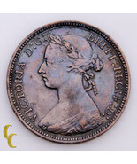 1886 Grande-Bretagne 1/2 Demi Penny Bronze Km#754 ( Très Fin, VF État) - $1,465.80 MXN