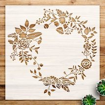 Berries and Greens Wreath Stencil Pattern for Home Decor and Crafts, Reu... - $272.70 MXN