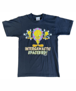 Tweety Bird SPACE JAM Looney Tunes Youth L/XL Vintage Black 1996 Jerry L... - €25,54 EUR