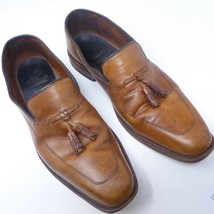 Allen Edmonds Claremont Men&#39;s Brown Kiltie Tassel Slip On Dress Shoes US... - $49.45