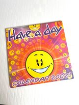 Have a Day Retro 2002 Smiley Faces Collection Wall Art 12 Month Calendar... - $27.82