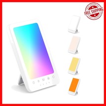 Modern LED Light Therapy Lamp with Adjustable Colors &amp; Mood Enhancing Se... - $1,391.77 MXN