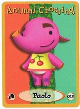 Animal Crossing 2002 Paolo Character Card Villager E-Reader 015 Nintendo... - £4.42 GBP