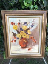 El EAN Ore Littlejohn Original Mid Century Modern Vintage Oil On Canvas - £722.91 GBP