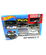 SET*9 CAR MODELS EXCLUSIVE DECORATION, HOTWHEELS SCALE 1:64 - $59.62