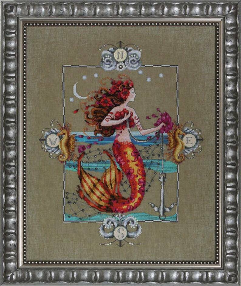 SALE! Complete Cross Stitch Materials MD126 "GYPSY MERMAID" by Mirabilia - $89.09 - $98.99