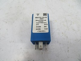 Porsche Boxster S 986 Relay, Intermittent Wiper Motor 98661510300 - $276.16 MXN