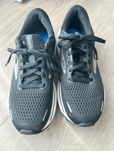 Brooks Ghost 14 Womens Size 7 Running Shoes Black White Athletic Sneaker... - $54.45