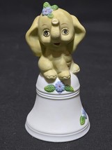 Vintage Ceramic 5&quot; Baby Elephant Bell - Maker And Country Of Origin Is U... - $8.78