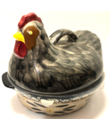 Temp-tations ROOSTING CHICKEN Ovenware Bowl Covered and Plastic Divider - $67.91 CAD