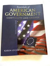 2002 Essentials of American Government 2002: Continuity and Change - $61.48