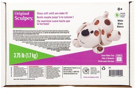 Sculpey Original Polymer Clay 3.75lb-White - $726.00 MXN