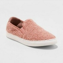 Womens Mad Love Kam Sherpa Twin Gore Sneakers Slip On Pink New Summer Fun - £9.62 GBP
