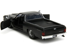 1967 Chevrolet El Camino Matt Black &quot;Fast &amp; Furious&quot; Series 1/32 Diecast... - £18.93 GBP