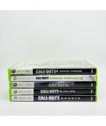 Call Of Duty Xbox 360 5 Game Lot Black Ops Ghosts 2 3 4 Good Condition T... - $28.21