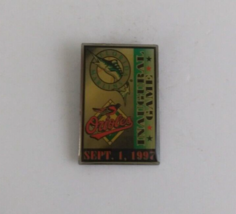 Sept. 1, 1997 Florida Marlins Orioles Inaugural Game Lapel Hat Pin - £5.72 GBP