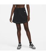 Nike Womens Sportswear Swoosh High-Rise Woven Skirt DM6199-010 Black Siz... - £43.00 GBP