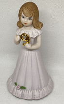Vintage Enesco Birthday Girls Growing Up Age 9 Figurine, 1982 - £7.83 GBP