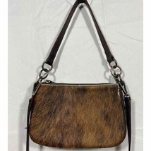 Montana West Western Handbag With Crossbody Strap Leather~Calf-Hair - £11.96 GBP