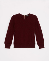 Ann Taylor Cropped Cashmere Sweater, Chianti, size L, NWT - £92.03 GBP
