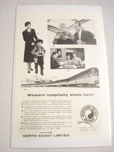 1957 Railroad Ad Northern Pacific Railway North Coast Limited Vista-Dome - £6.37 GBP