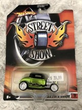 2006 Hot Wheels Street Show - &#39;32 Ford Coupe w/ Real Riders 1:64 Diecast Hot Rod - £15.61 GBP