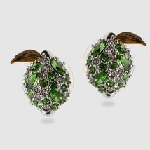 Amorita boutique  Fashion Green strawberry design earrings - £16.72 GBP