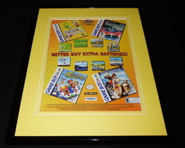 Ronaldo Soccer / Test Drive 2000 Game Boy Framed 11x14 ORIGINAL Advertisement  - £27.68 GBP