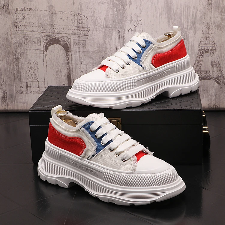 2024 Summer New Canvas Men Casual Shoes Multi-Function  Height Increasing Shoes  - £213.50 GBP