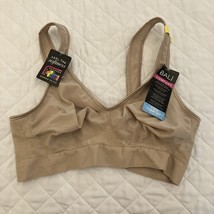 NEW Bali Comfort Revolution AllAround Comfort Flexes To Fit Bra Medium Nude 3484 - £14.50 GBP