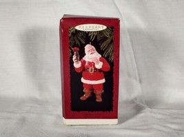 1996 Hallmark Keepsake Christmas Ornament Welcome Guest Coca Cola Santa w/ Coke - $15.27
