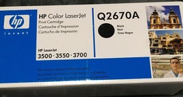 HP Q2670A Genuine Black Toner Cartridge For 3500 NEW Sealed box - $14.03