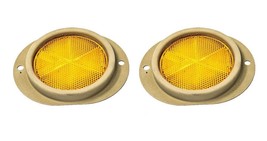 TAN &amp; Amber Reflector Pair fits all HUMVEE M101 M998 Military Truck &amp; Tr... - $29.95