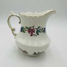 Aynsley Pitcher Porcelain Pembroke Floral 6in H 18th Century Design Large - $22.50