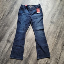 New Levi Strauss Women&#39;s Mid Rise Skinny Blue Soft Stretch Jeans Size 12... - $27.05 CAD