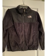 The North Face Girl&#39;s Denali Jacket Black Size M 10/12  - £15.95 GBP