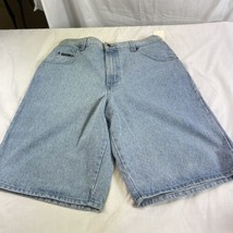 NWT Vintage BHPC Blue Jean Shorts 38 Beverly Hills Polo Club Baggy Y2K USA - £21.21 GBP